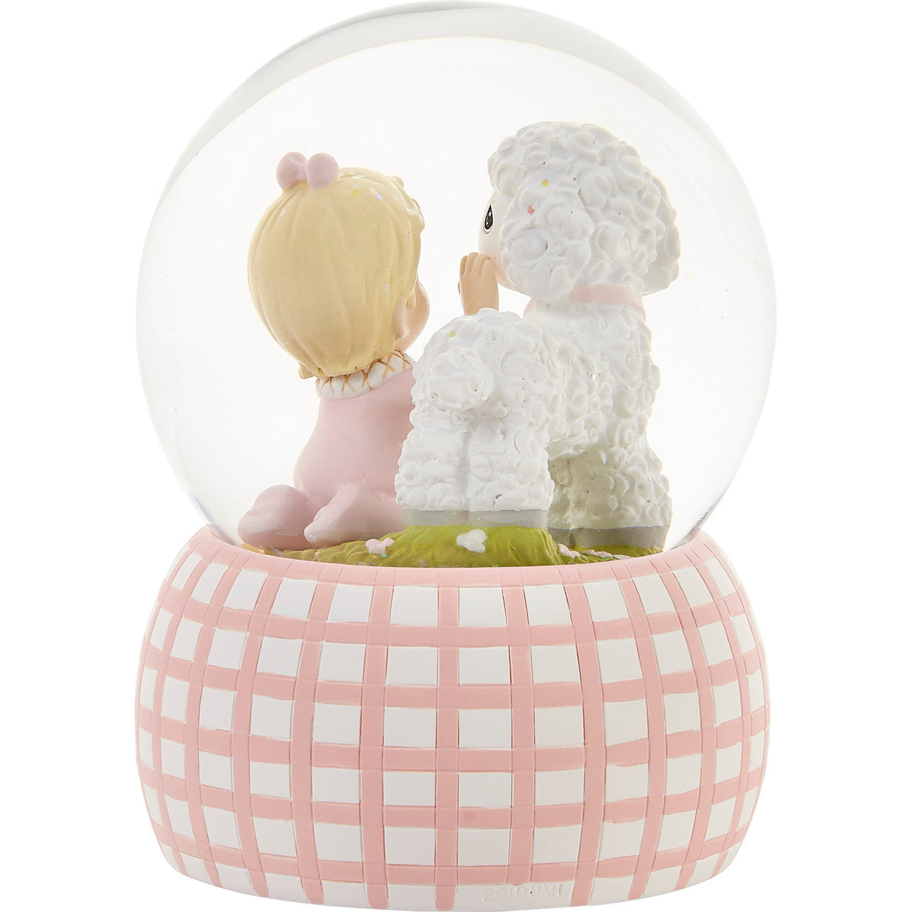 Jesus Loves Me Baby Girl Snow Globe - Image 5