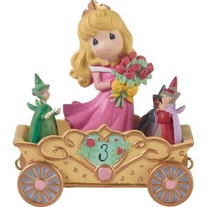 Disney Birthday Parade Now You're Three. A Beauty You'll Always And Forever Be. Age 3. Figurine