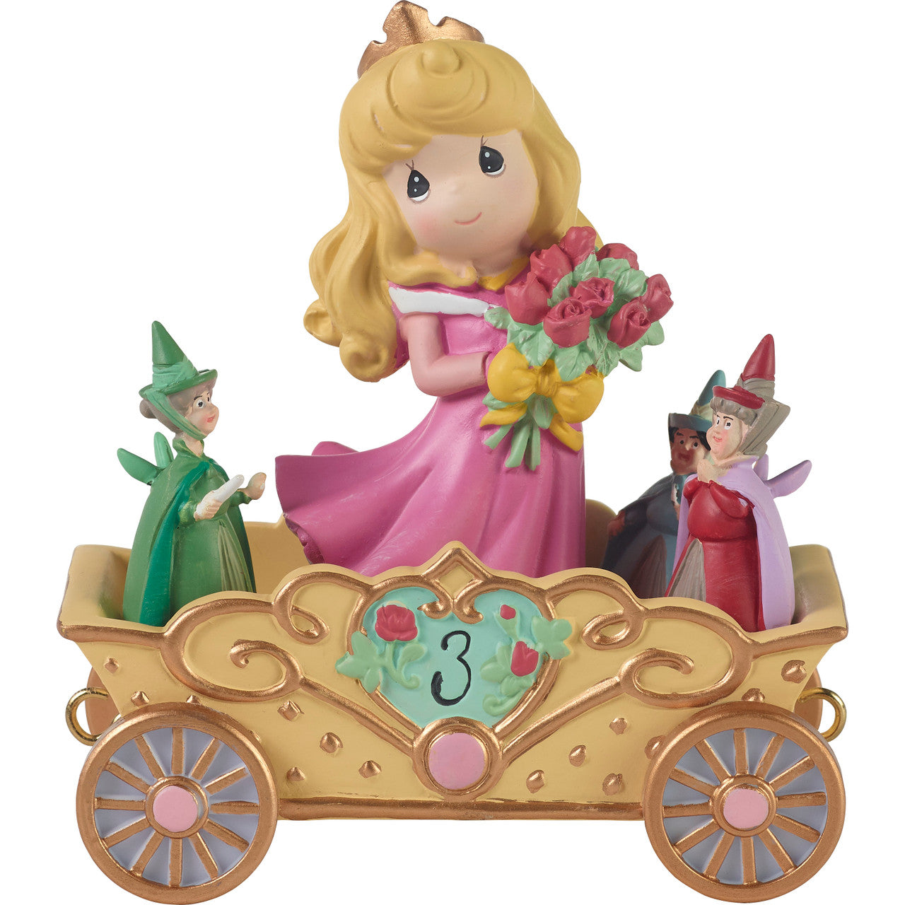 Disney Birthday Parade Now You're Three. A Beauty You'll Always And Forever Be. Age 3. Figurine