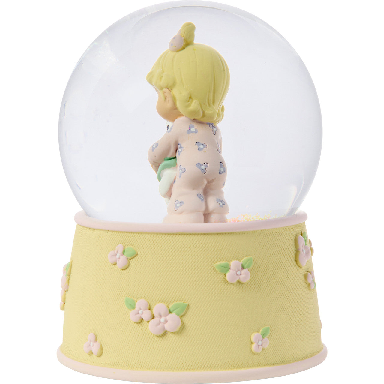 Jesus Loves Me Baby Girl With Bunny Snow Globe - Image 5