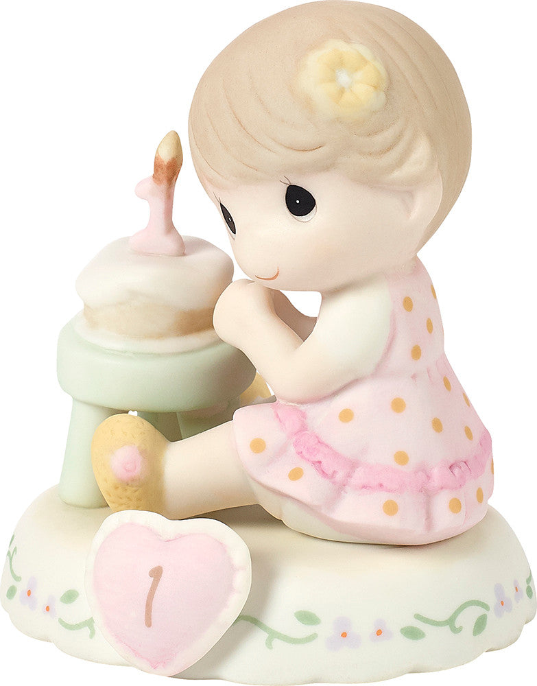Growing In Grace. Age 1. Brunette Girl Figurine - Image 4