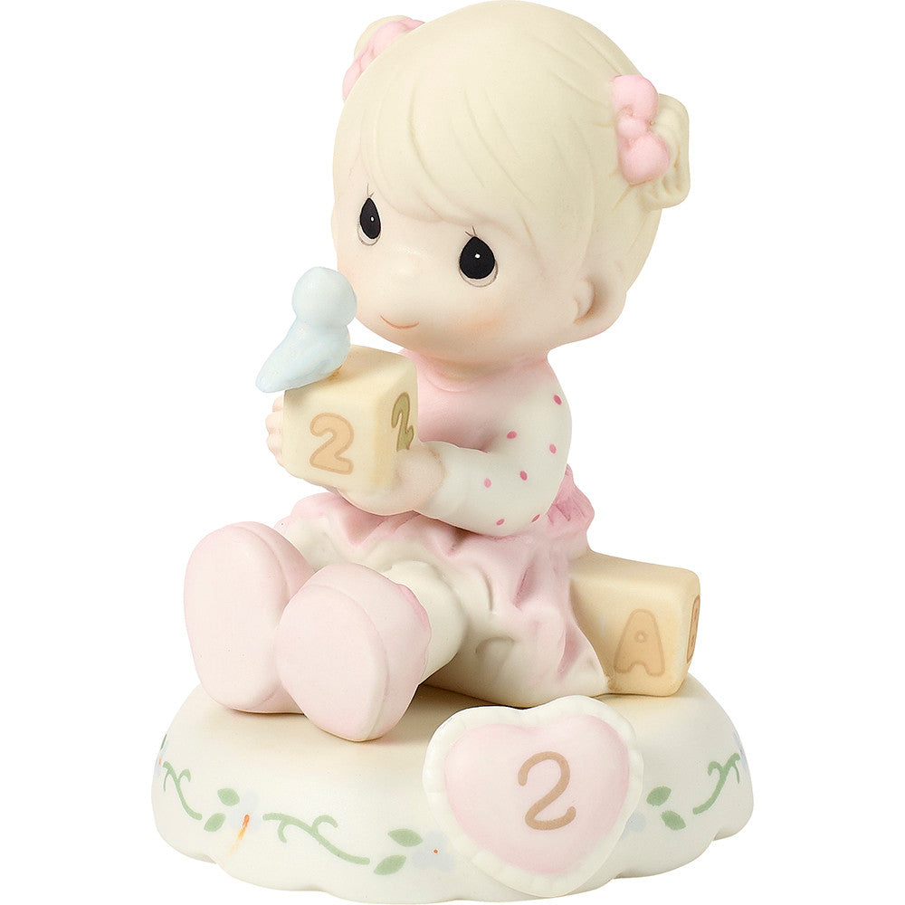 Growing In Grace. Age 2. Blonde Girl Figurine - Image 3