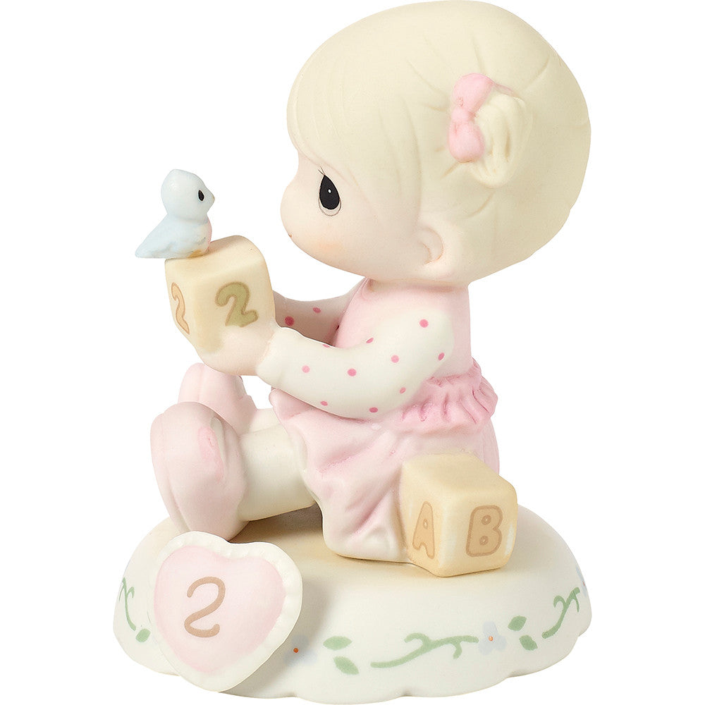 Growing In Grace. Age 2. Blonde Girl Figurine - Image 4