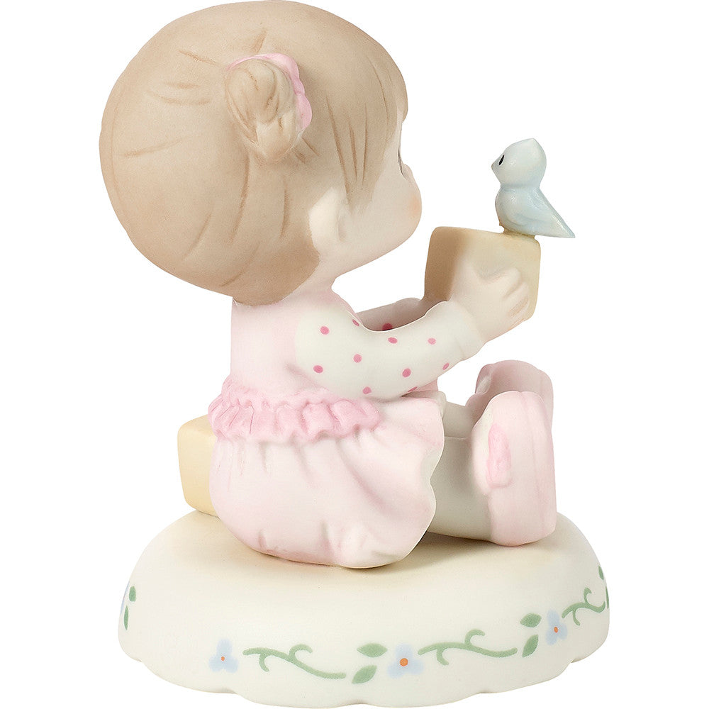 Growing In Grace. Age 2. Brunette Girl Figurine - Image 5