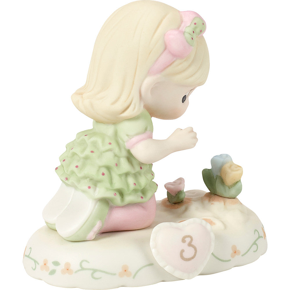 Growing In Grace. Age 3. Blonde Girl Figurine - Image 4
