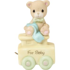 Birthday Train. New Baby. May Your Birthday Be Warm Figurine