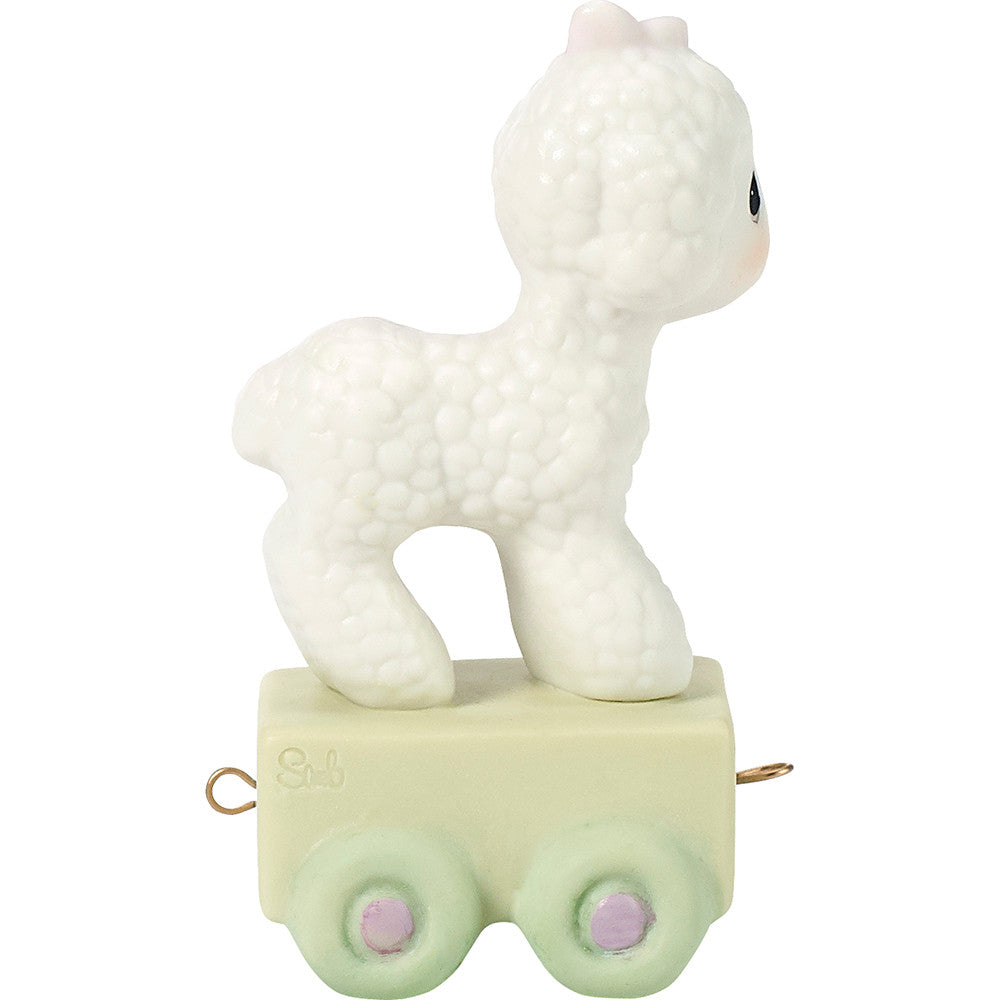 Birthday Train. Age 1. Happy Birthday Little Lamb Figurine - Image 5