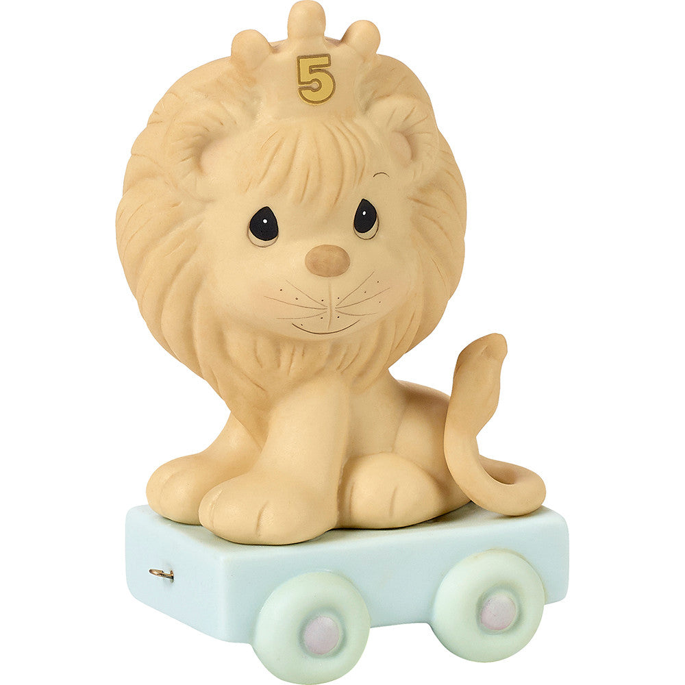 Birthday Train. Age 5. This Day Is Something To Roar About Figurine - Image 3