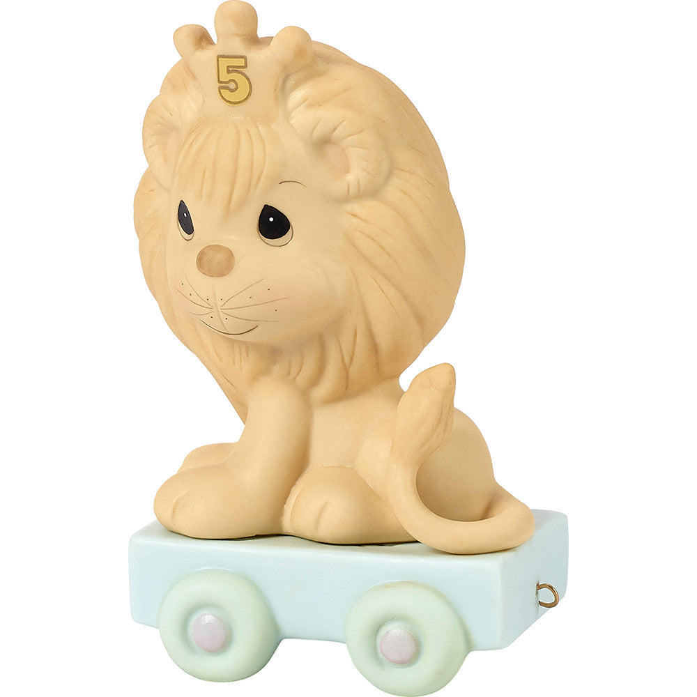 Birthday Train. Age 5. This Day Is Something To Roar About Figurine - Image 4