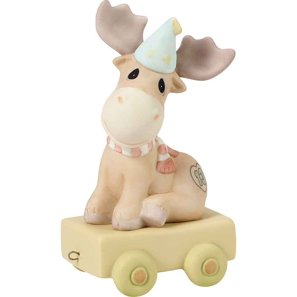 Birthday Train. Age 13. You Mean The Moose To Me Figurine - Image 3