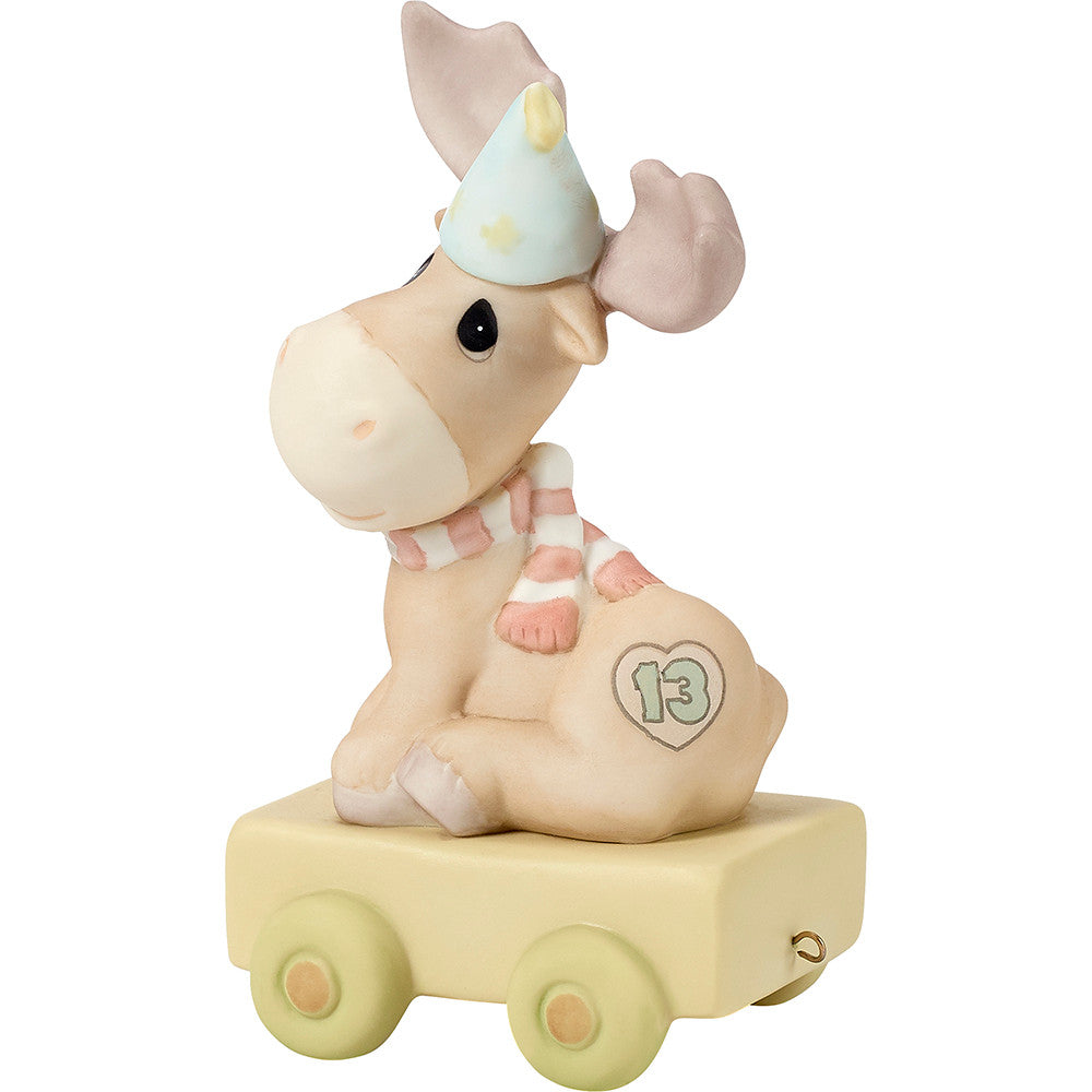 Birthday Train. Age 13. You Mean The Moose To Me Figurine - Image 4
