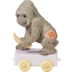 Birthday Train. Age 15. It's Your Birthday Go Bananas Figurine