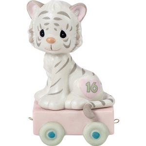 Birthday Train. Age 16. 16 And Feline Fine Figurine