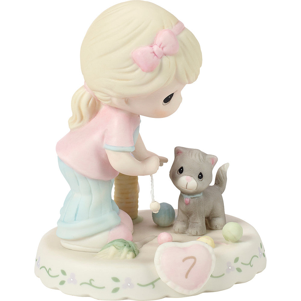 Growing In Grace. Age 7. Blonde Girl Figurine - Image 4