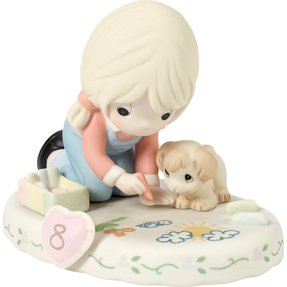 Growing In Grace. Age 8. Blonde Girl Figurine - Image 3