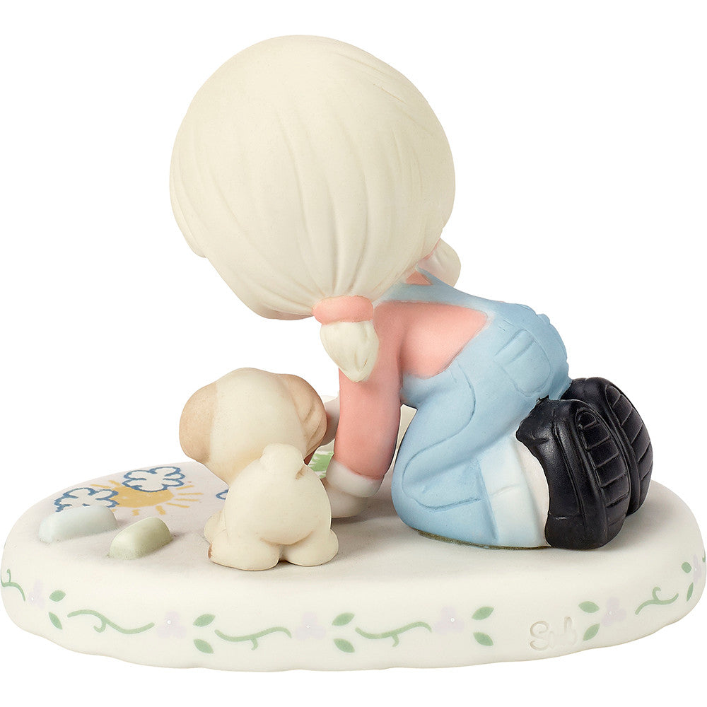 Growing In Grace. Age 8. Blonde Girl Figurine - Image 5