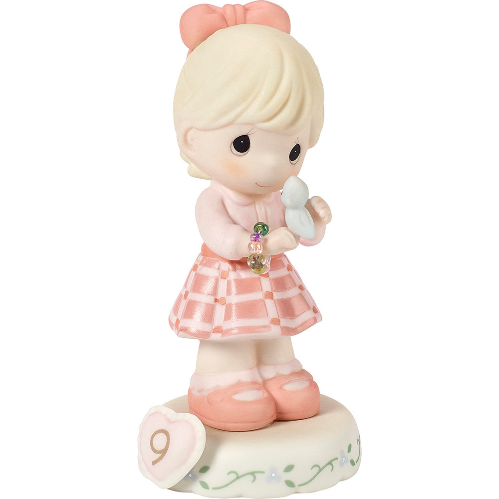 Growing In Grace. Age 9. Blonde Girl Figurine - Image 3