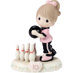 Growing In Grace. Age 10. Brunette Girl Figurine