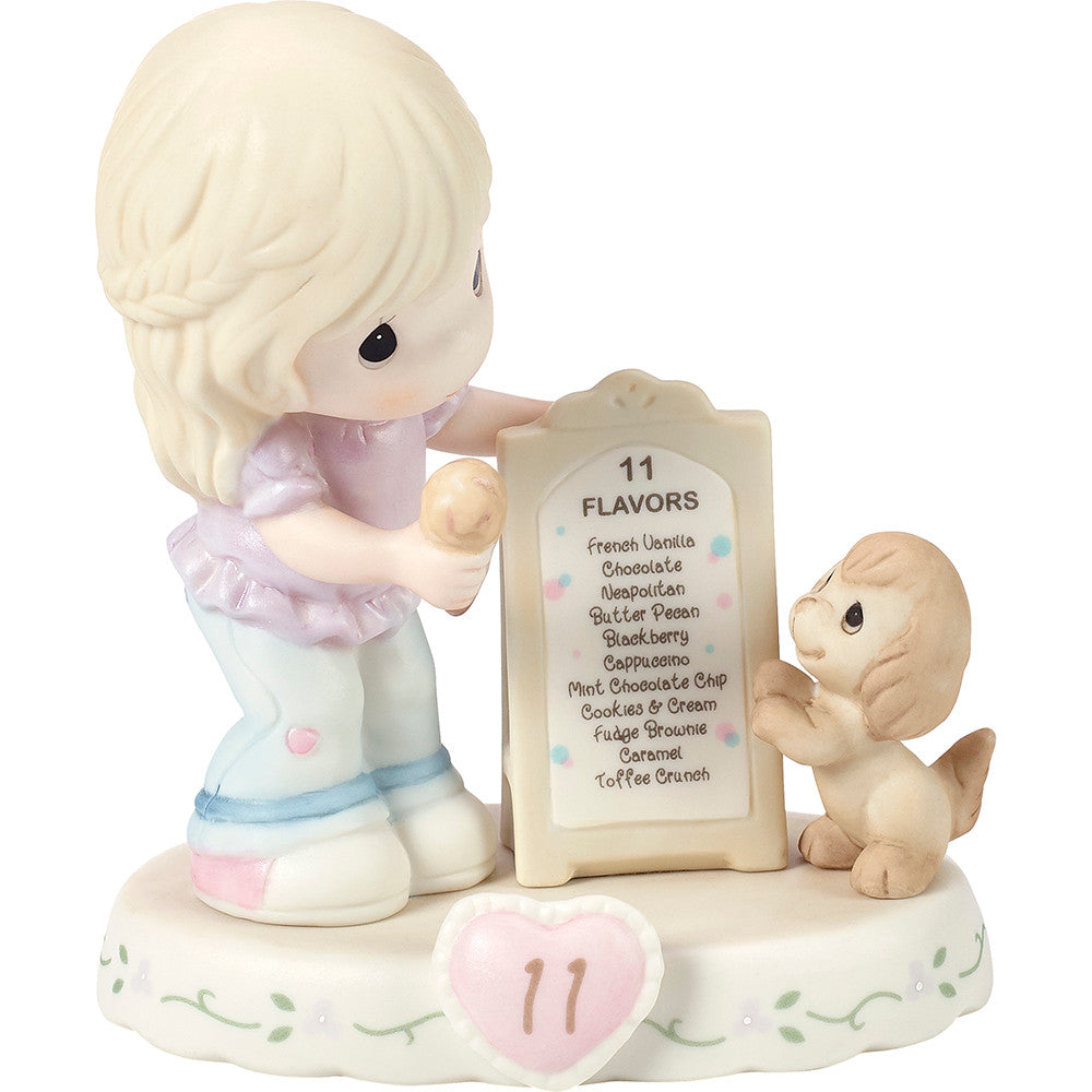 Growing In Grace. Age 11. Blonde Girl Figurine