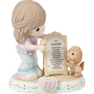 Growing In Grace. Age 11. Brunette Girl Figurine