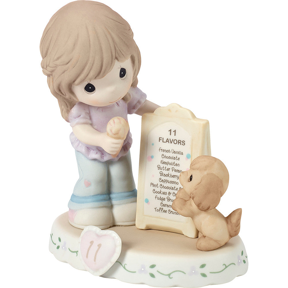 Growing In Grace. Age 11. Brunette Girl Figurine - Image 3