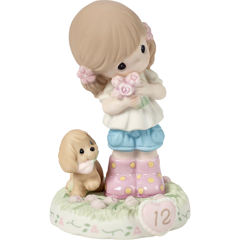 Growing In Grace. Age 12. Brunette Girl Figurine - Image 4