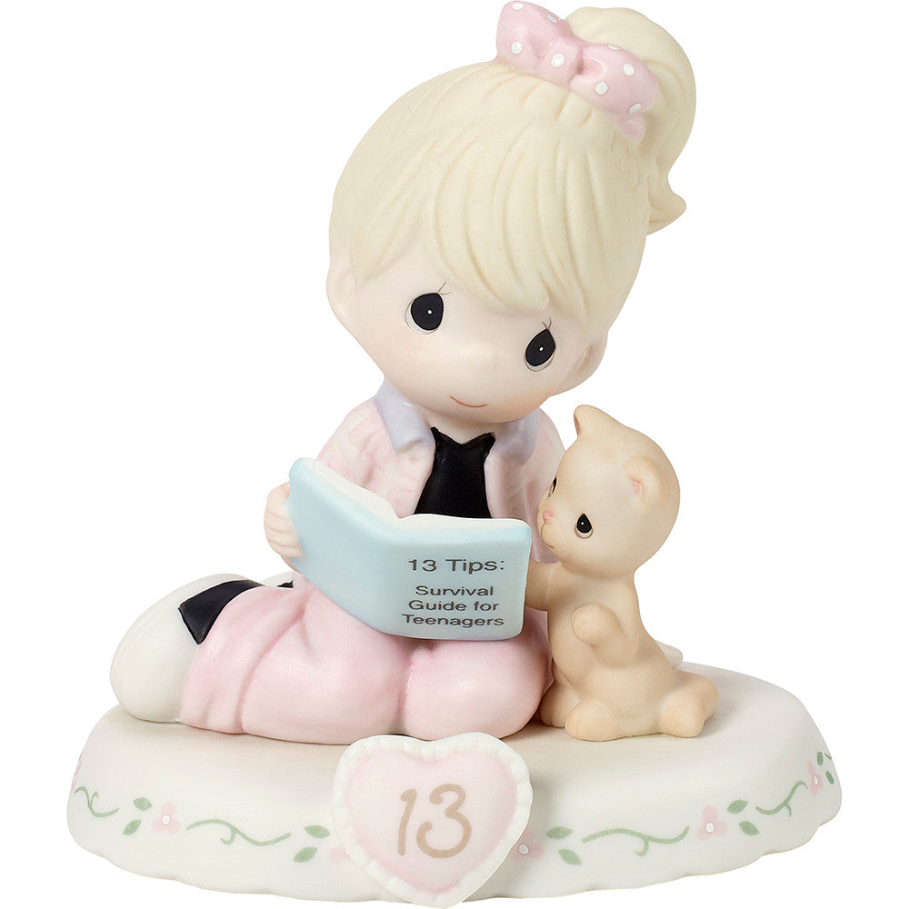 Growing In Grace. Age 13. Blonde Girl Figurine