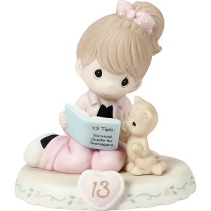 Growing In Grace. Age 13. Brunette Girl Figurine