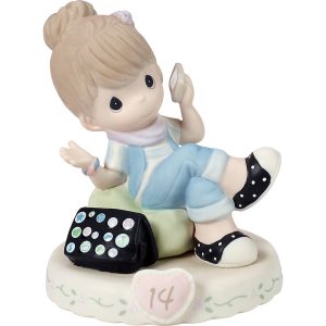 Growing In Grace. Age 14. Brunette Girl Figurine