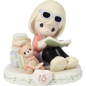 Growing In Grace. Age 15. Blonde Girl Figurine