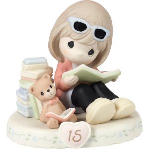 Growing In Grace. Age 15. Brunette Girl Figurine