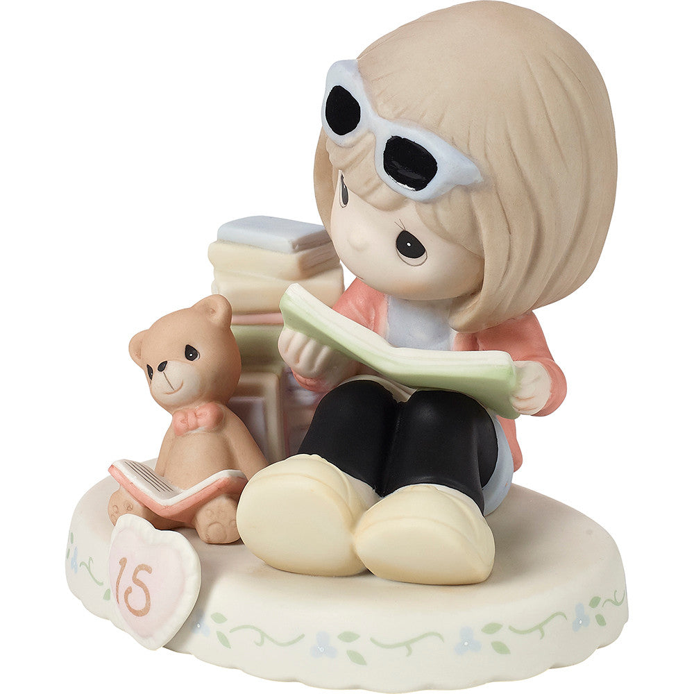 Growing In Grace. Age 15. Brunette Girl Figurine - Image 3