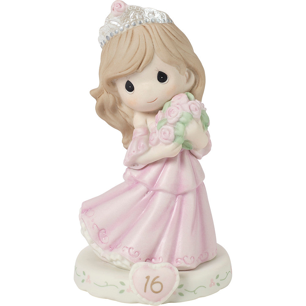 Growing In Grace. Age 16. Brunette Girl Figurine
