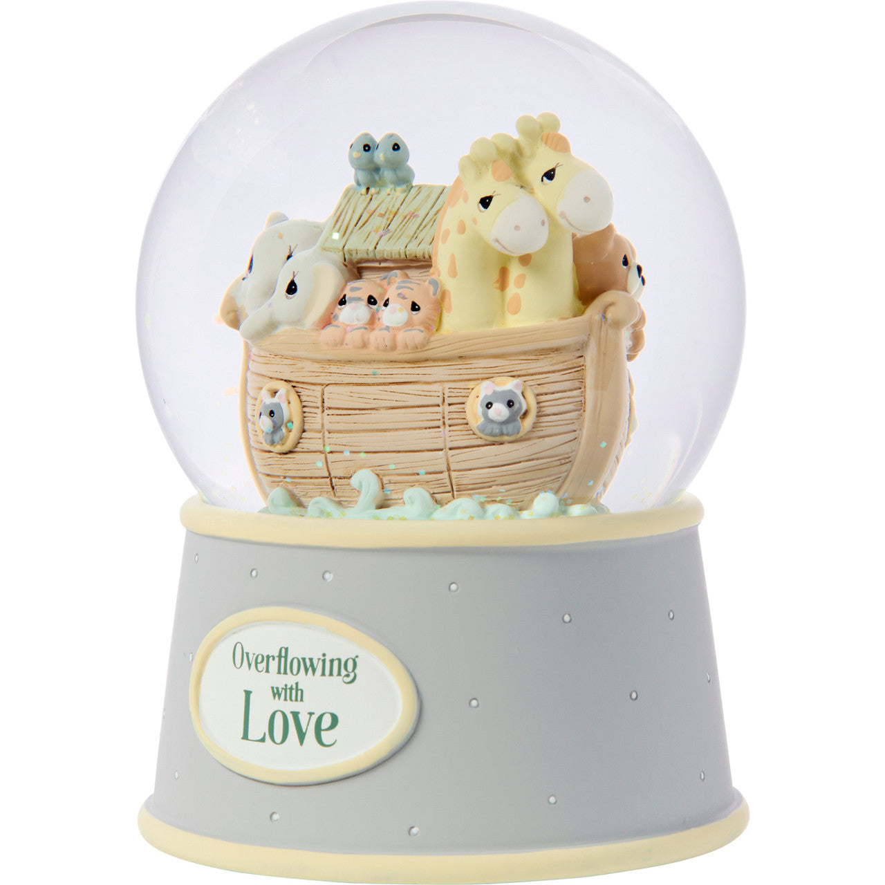 Overflowing With Love Noah's Ark Baby Snow Globe - Image 3
