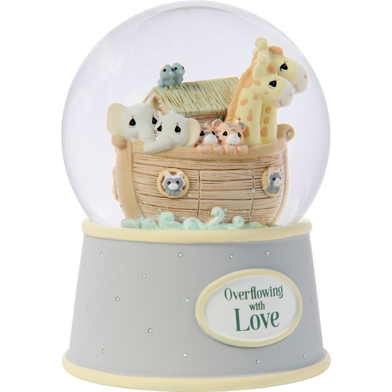Overflowing With Love Noah's Ark Baby Snow Globe - Image 4