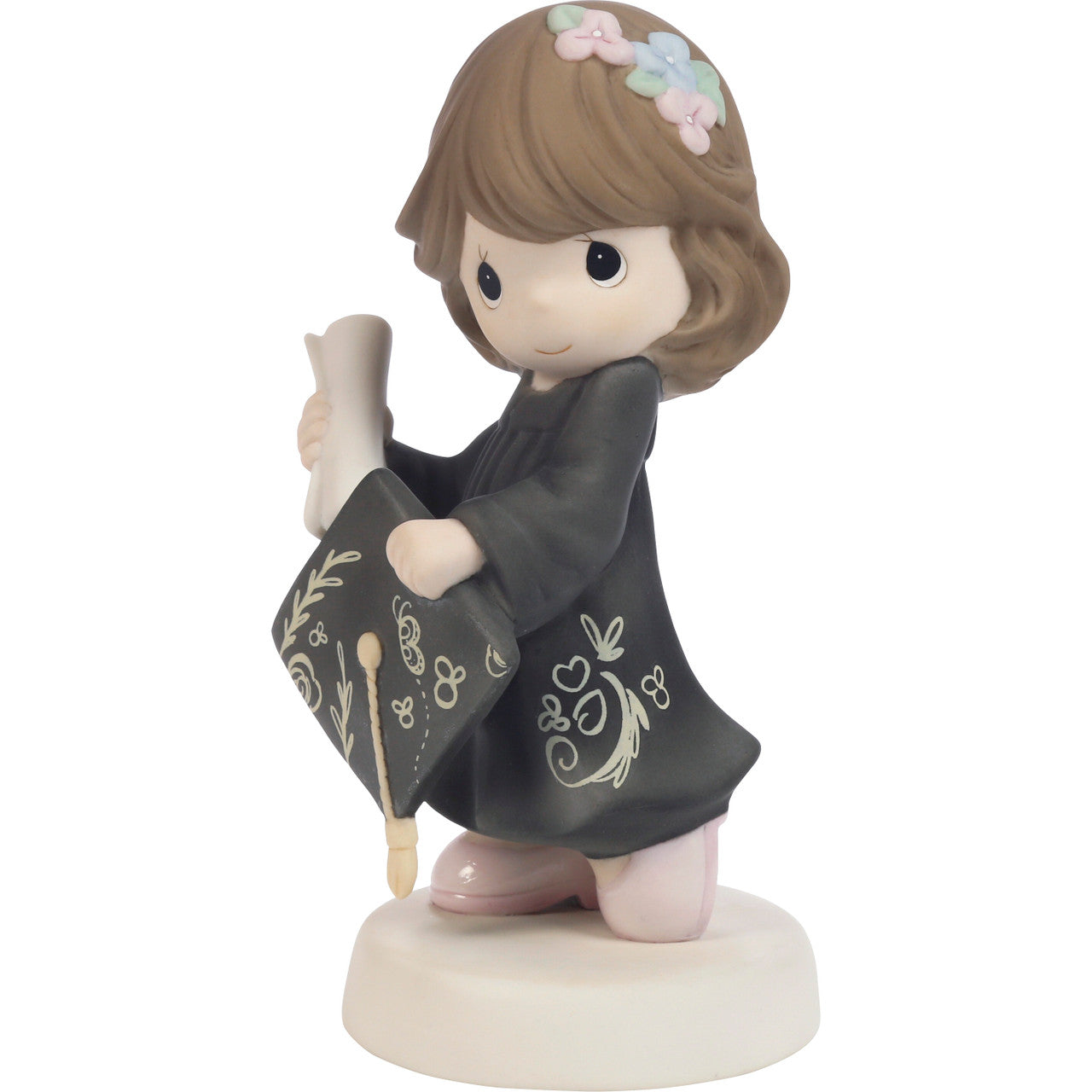 The Future Belongs To You Brunette with Black Gown Figurine - Image 4