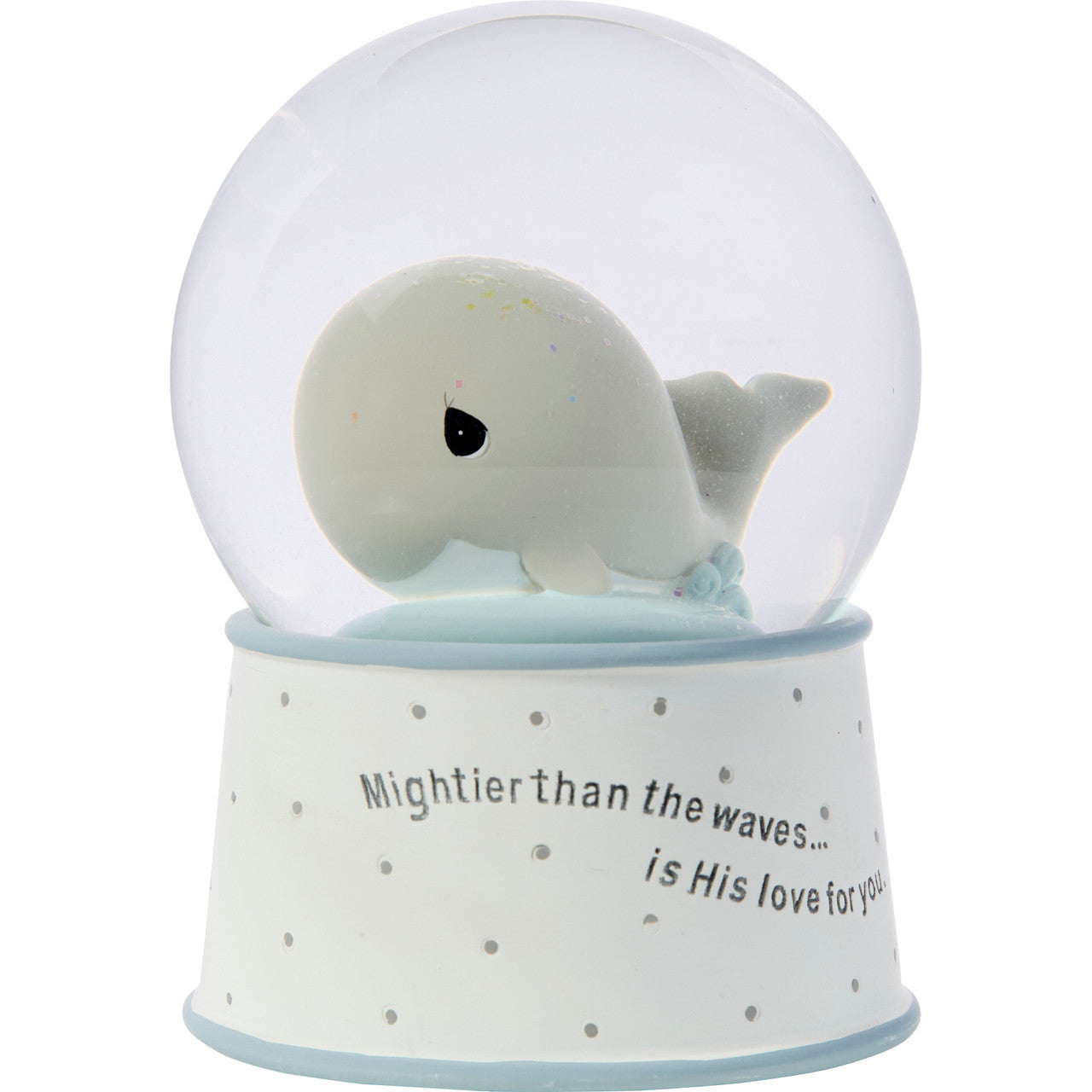 Mightier Than The Waves Whale Musical Snow Globe - Image 4