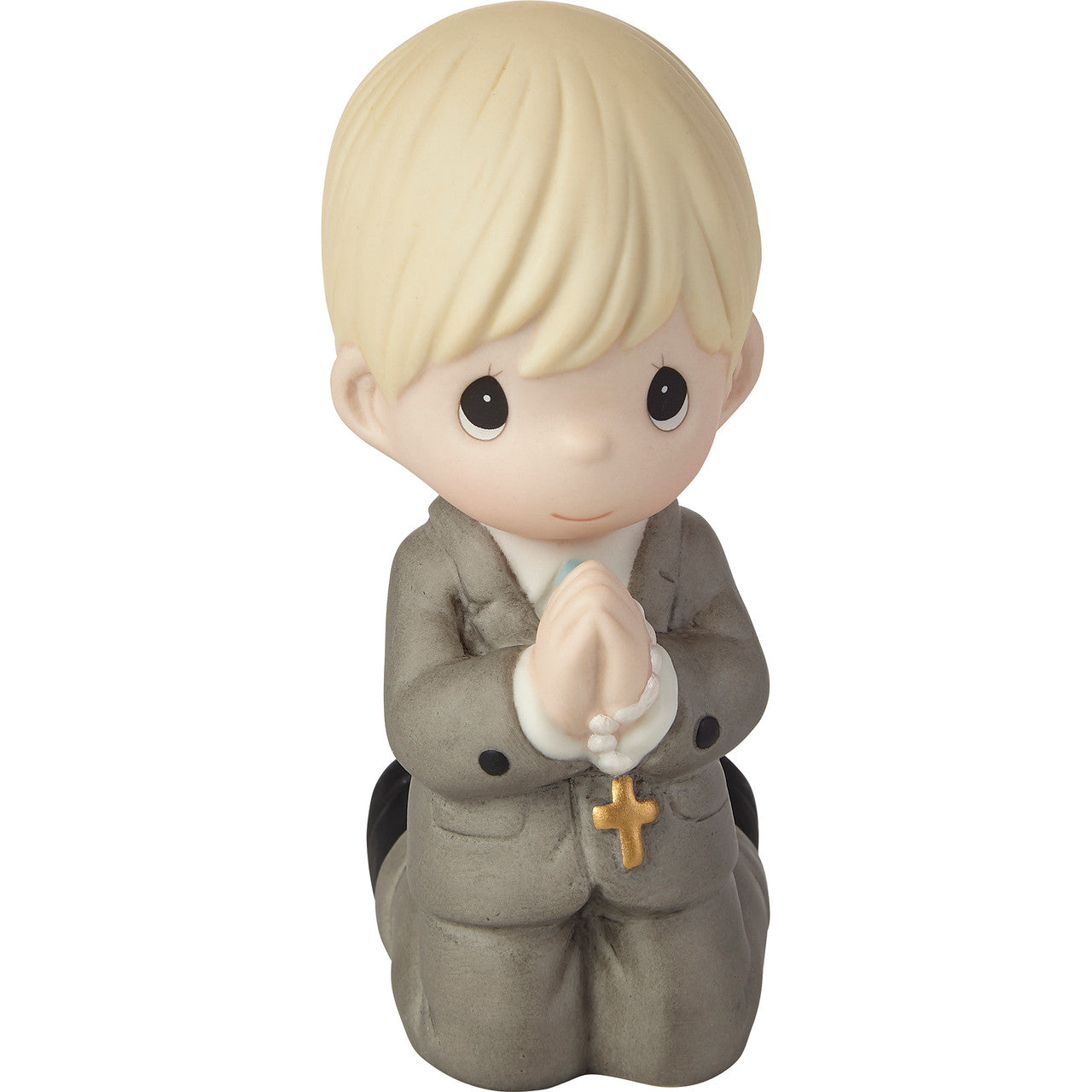 Remembrance Of My First Communion Boy Figurine. Blond