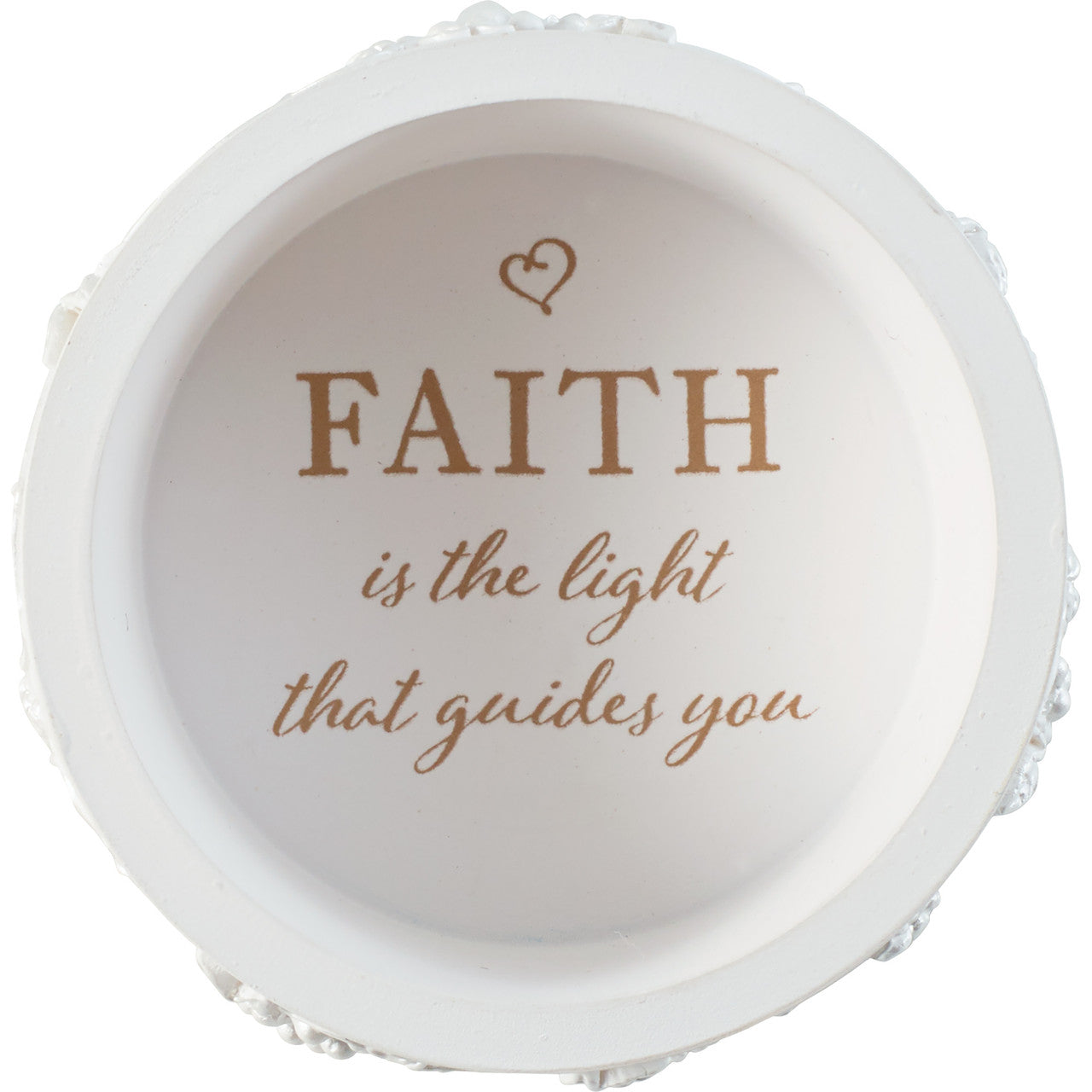 Faith Is The Light That Guides You Girl Rosary Box with Rosary - Image 3