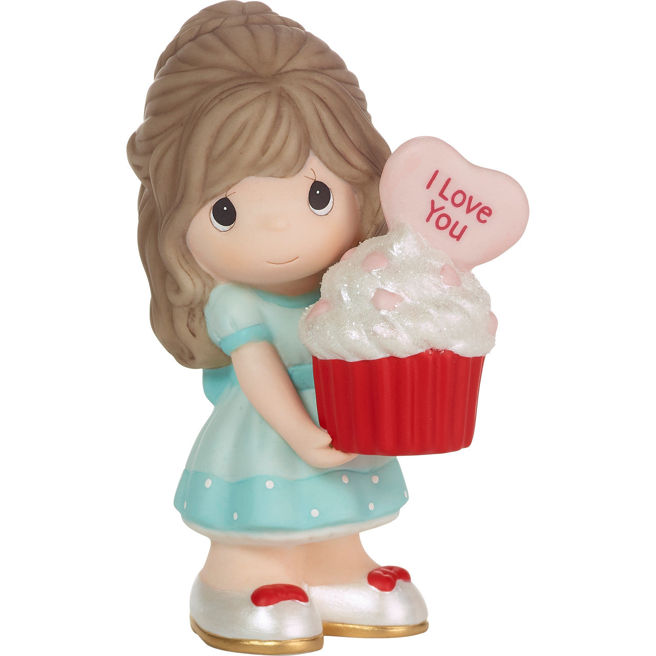 You Bake Me Happy Brunette Girl Figurine