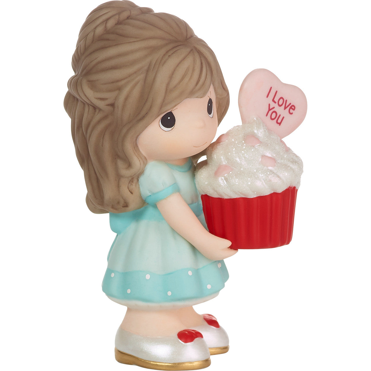 You Bake Me Happy Brunette Girl Figurine - Image 3