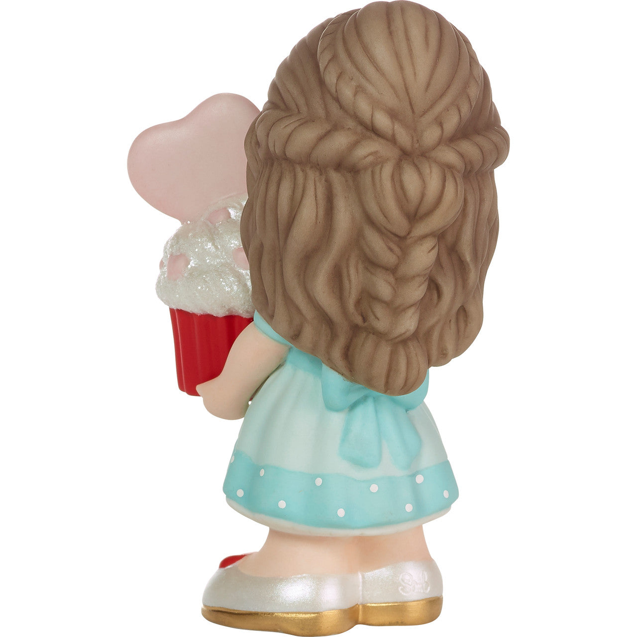 You Bake Me Happy Brunette Girl Figurine - Image 4