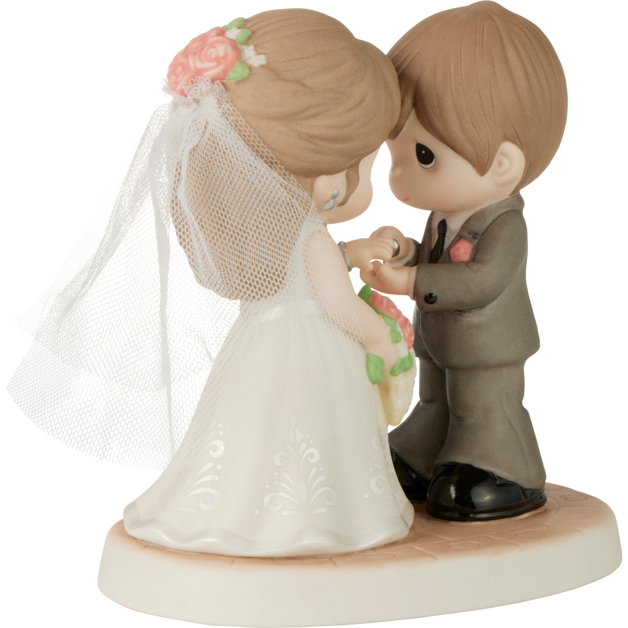 With This Ring. I Thee Wed Figurine Brunette - Image 3