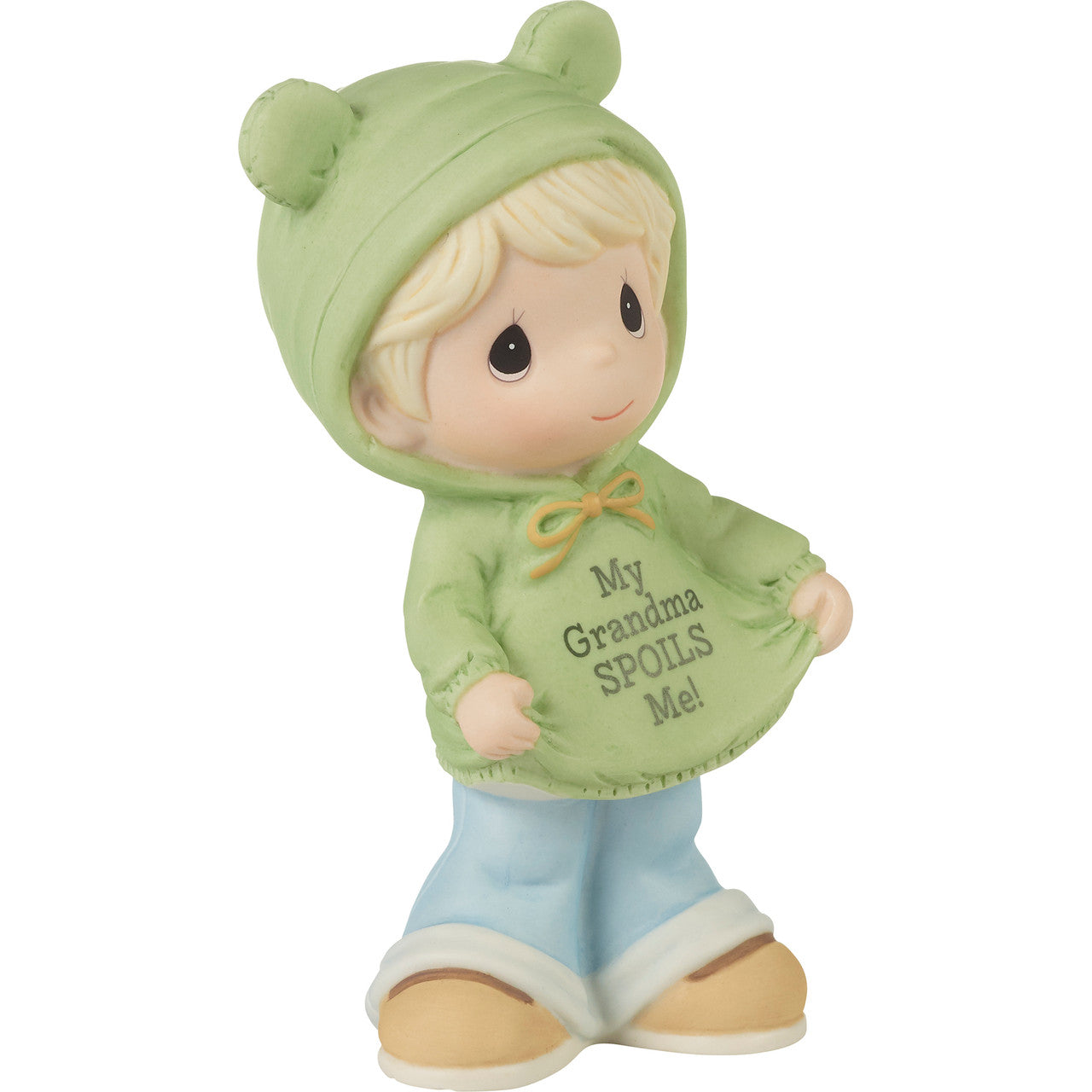 My Grandma Spoils Me Blond Hair/Light Skin Boy Figurine - Image 3