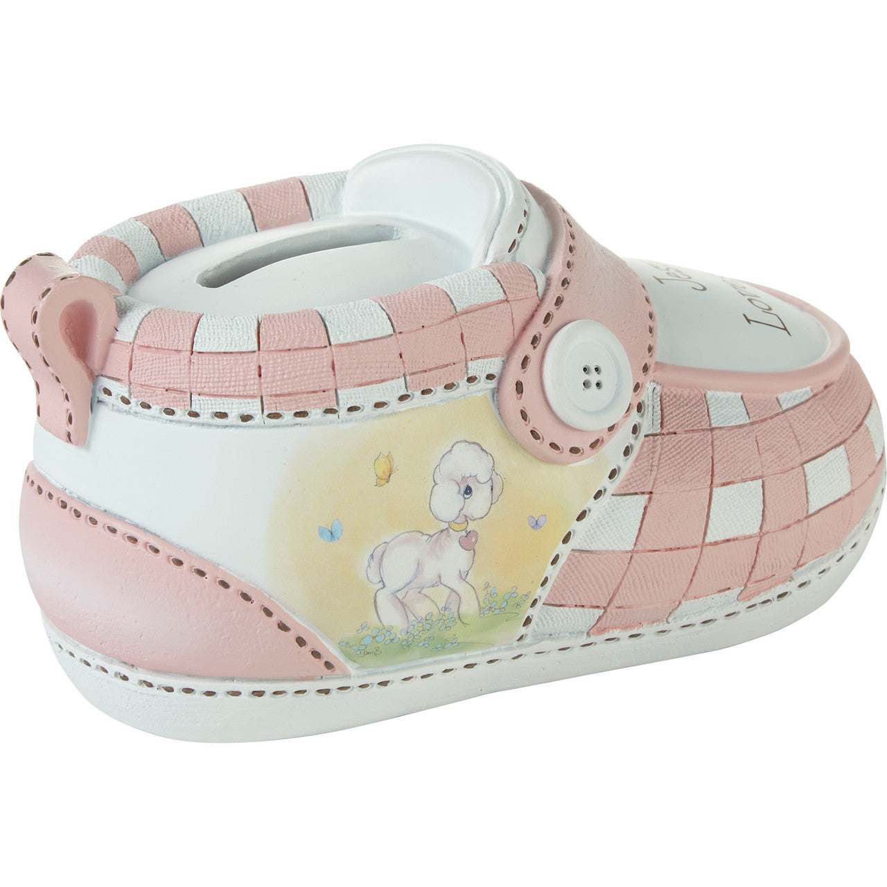 Jesus Loves Me Pink Bootie Bank - Image 3