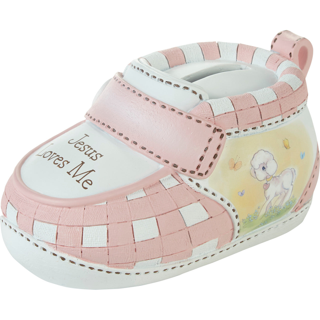 Jesus Loves Me Pink Bootie Bank - Image 2
