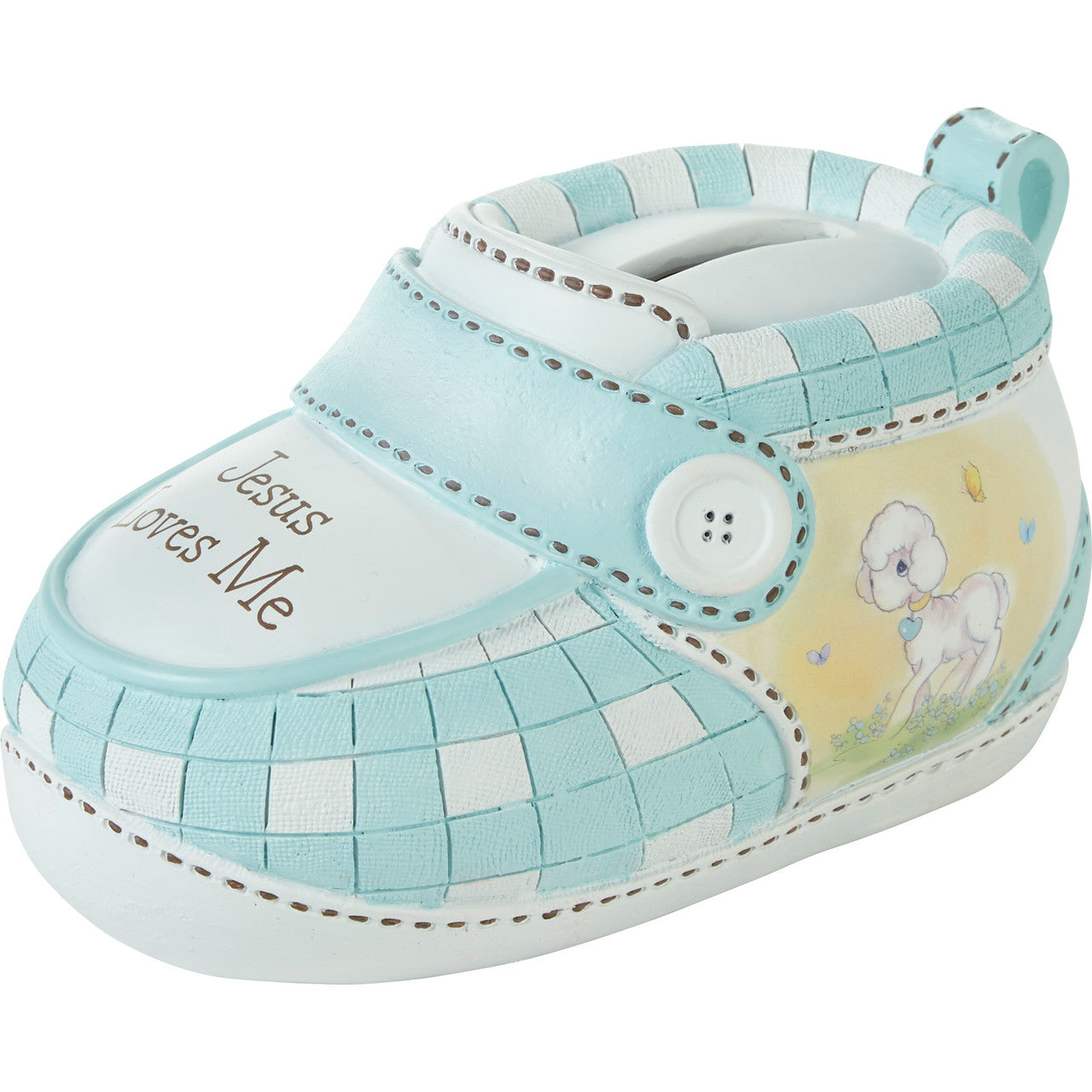 Jesus Loves Me Blue Bootie Bank - Image 2