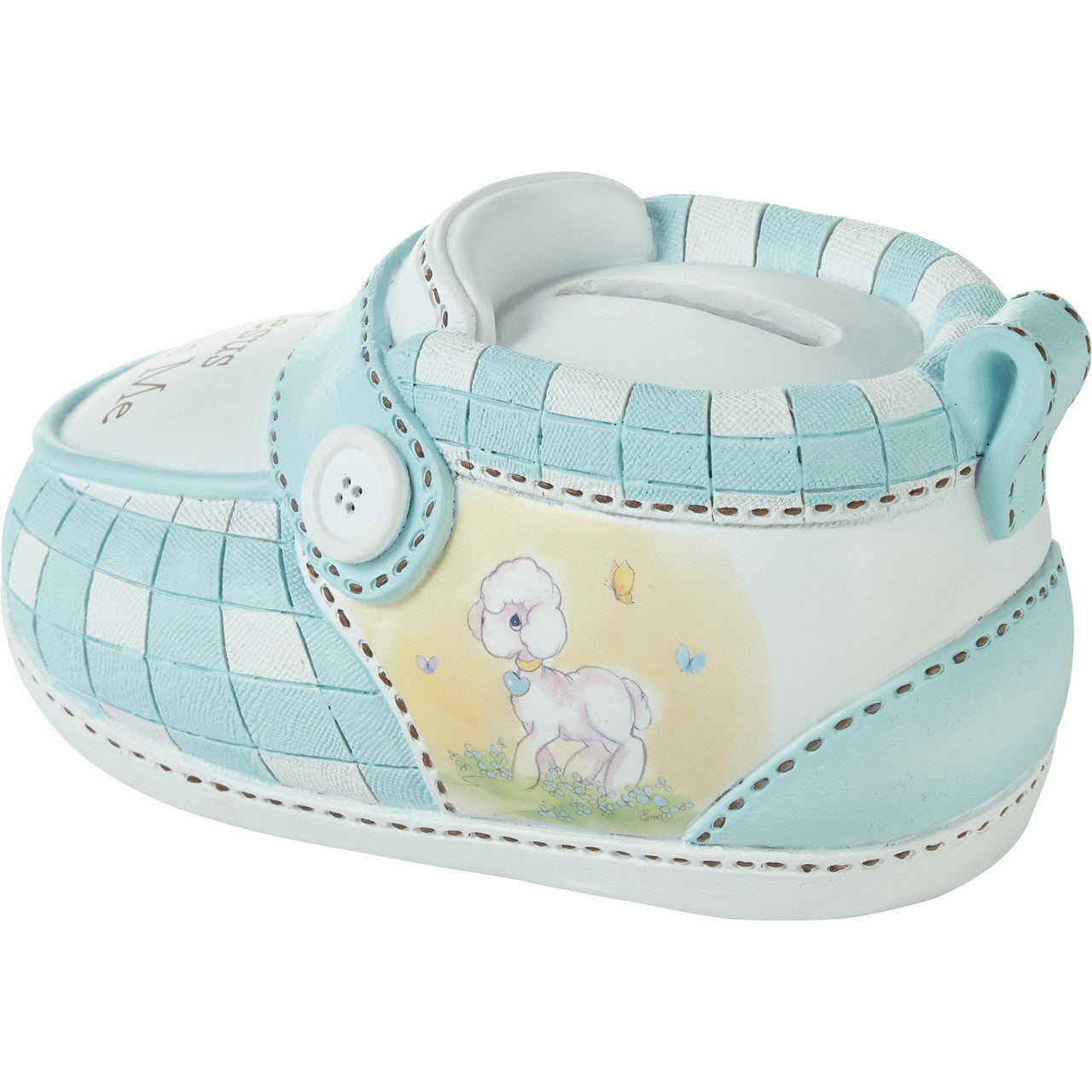 Jesus Loves Me Blue Bootie Bank - Image 4