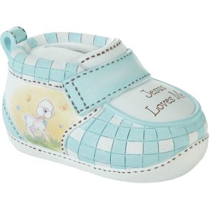 Jesus Loves Me Blue Bootie Bank