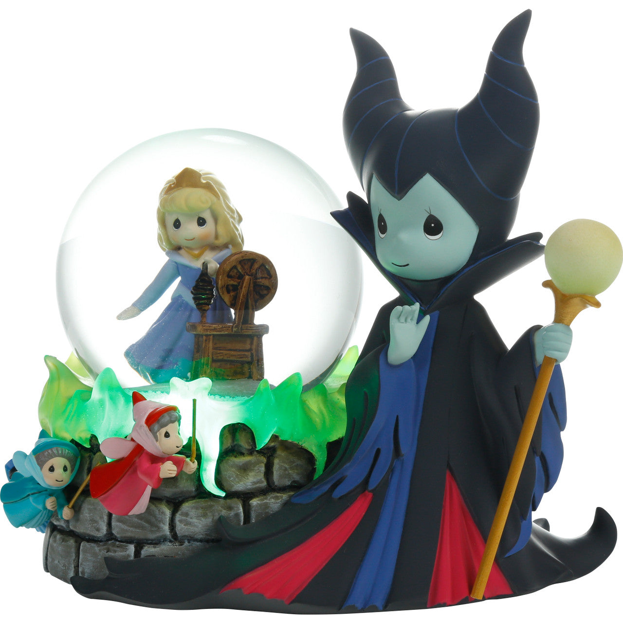 May Kindness Abound Disney Sleeping Beauty Musical Snow Globe - Image 3